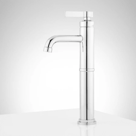 Signature Hardware Greyfield 1.2 GPM Single Hole Vessel Bathroom Faucet with Pop-Up Drain Assembly 5 Signature Hardware Greyfield 1.2 GPM Single Hole Vessel Bathroom Faucet with Pop-Up Drain Assembly - Image 5