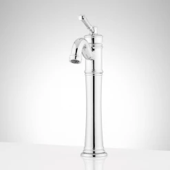 Signature Hardware St. Martin 1.2 GPM Single Hole Vessel Bathroom Faucet with Pop-Up Drain Assembly -Central Brass store signature hardware 948605 alternate image 160