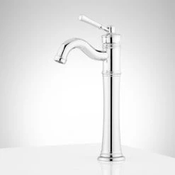 Signature Hardware St. Martin 1.2 GPM Single Hole Vessel Bathroom Faucet with Pop-Up Drain Assembly -Central Brass store signature hardware 948605 alternate image 161