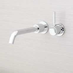 Signature Hardware Edenton 1.2 GPM Wall Mounted Bathroom Faucet with Lever Handle -Central Brass store signature hardware 948608 alternate image 170