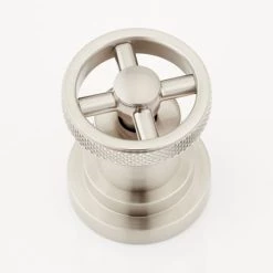 Signature Hardware Hendrix 1.2 GPM Widespread Bathroom Faucet with Zinc Wheel Handles and Pop-Up Drain Assembly -Central Brass store signature hardware 950464 alternate image 24