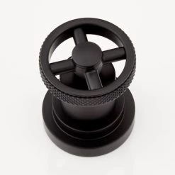 Signature Hardware Hendrix 1.2 GPM Widespread Bathroom Faucet with Zinc Wheel Handles and Pop-Up Drain Assembly -Central Brass store signature hardware 950464 alternate image 26