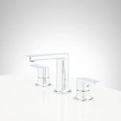 Signature Hardware Berwyn 1.2 GPM Widespread Bathroom Faucet with Pop-Up Drain Assembly -Central Brass store signature hardware 953647 alternate image 81